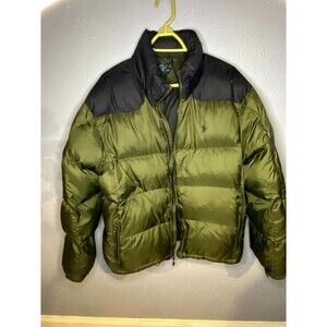 Y2K POLO RALPH LAUREN DOWN PUFFER BUBBLE JACKET MENS SIZE XL 80%DOWN 20% FEATHER